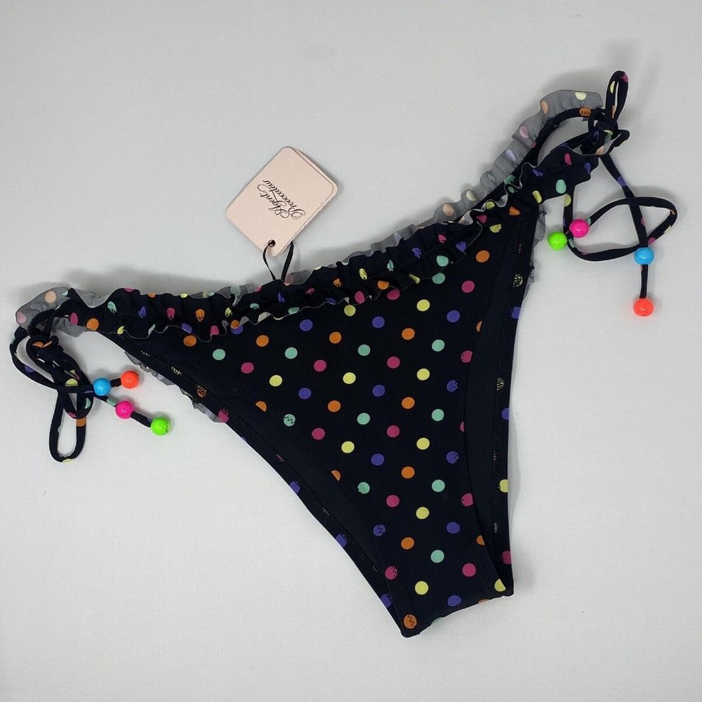 Agent Provocateur Sidnie Polka Dot Bikini Bottom AP4 Large NWT